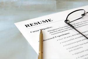 Organize resumes and cover letters in a designated folder